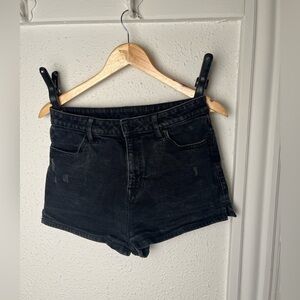 BDG / Urban Outfitters black denim high rise short - size 29
